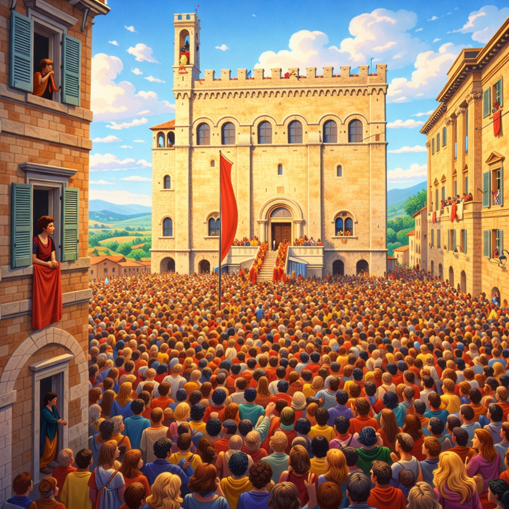 Carlo D'Angiò - Summer smiles in Gubbio