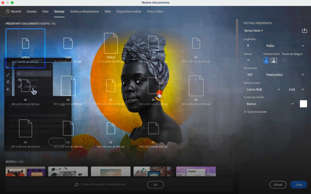 Photoshop: come creare un nuovo documento con le misure giuste per i tuoi mandala
