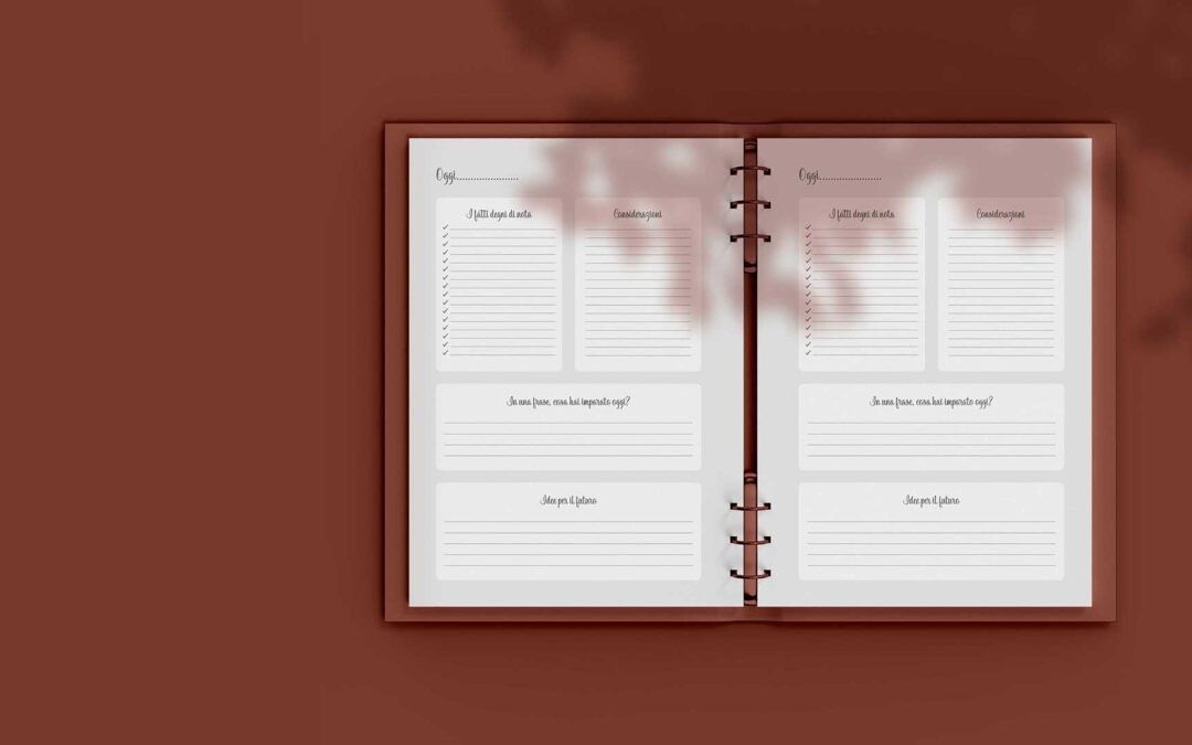 Creare Planner: cominciamo da un semplice modello di diario per addentrarci nella materia