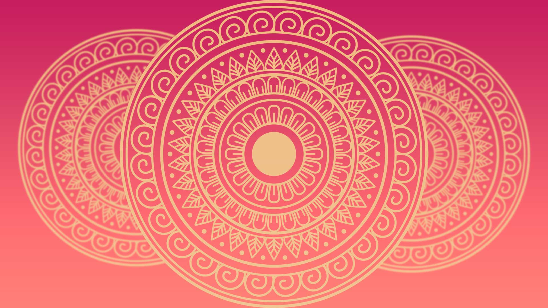 Mandala a cerchi concentrici