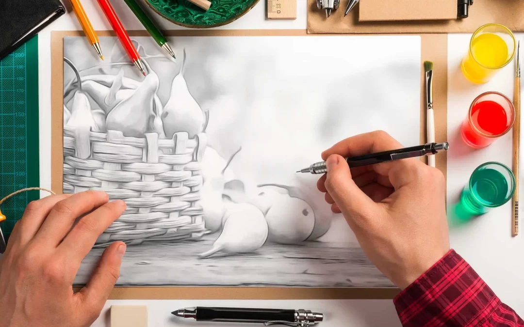 Il Cesto di pere, simbolo di dolcezza divina: una meravigliosa coloring page da scaricare