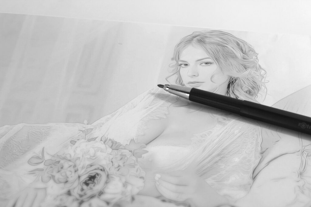 La sposa, coloring page di Carlo D'Angiò