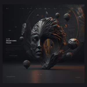 Midjourney Web Design, es. 1