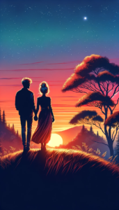 Vive un momento romantico con il suo partner