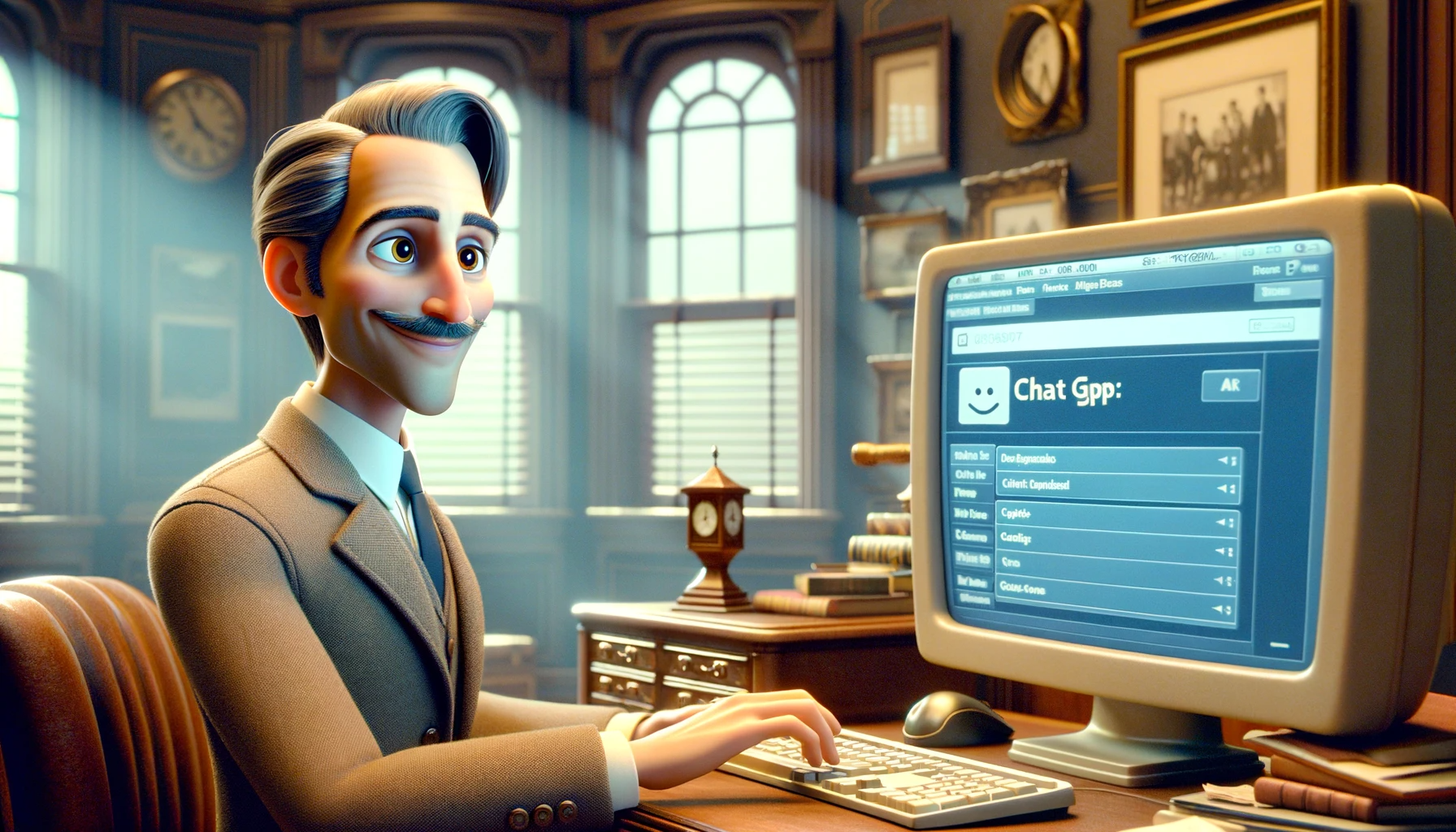 al computer