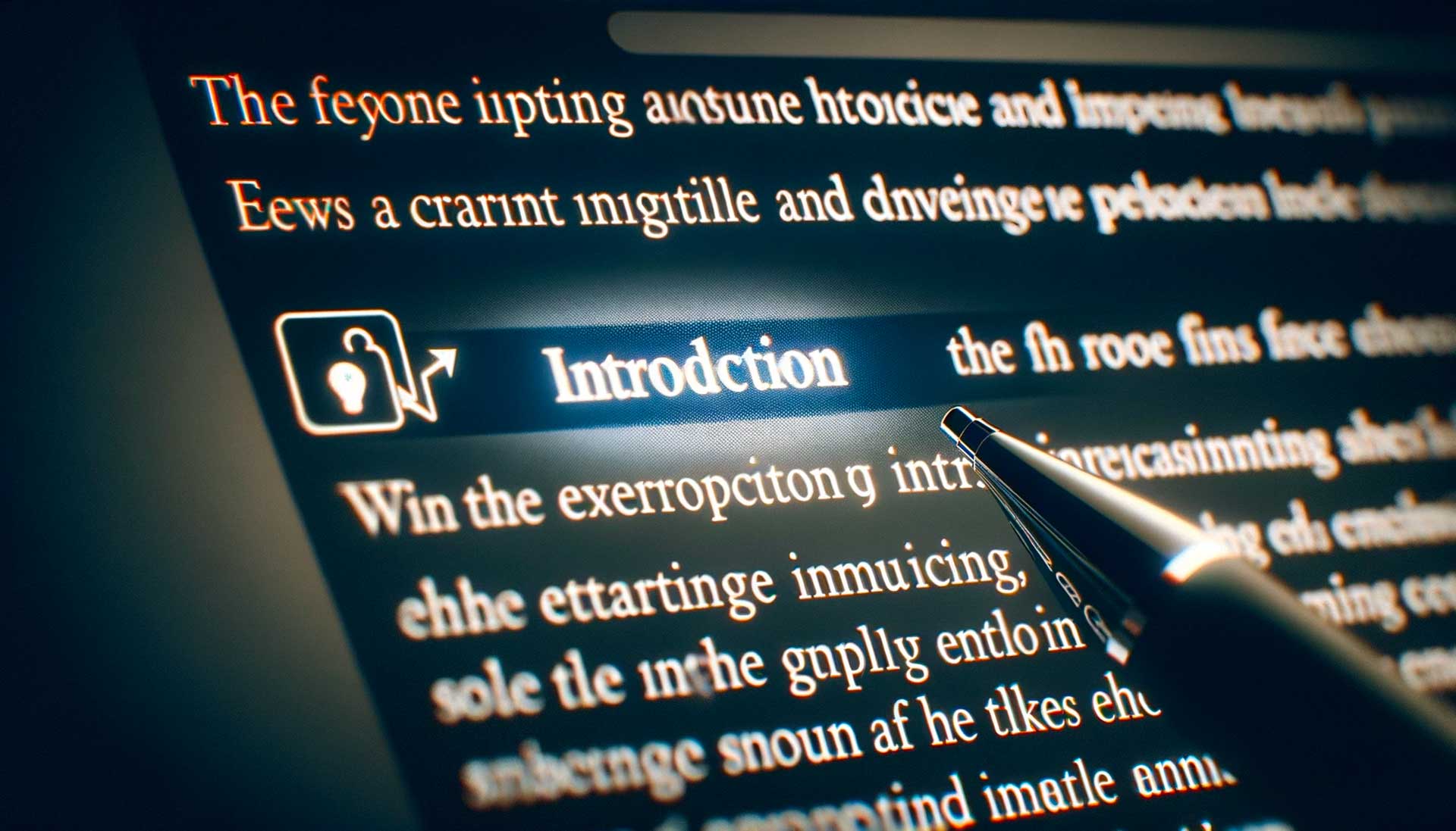 Scrivere l’introduzione di un articolo
