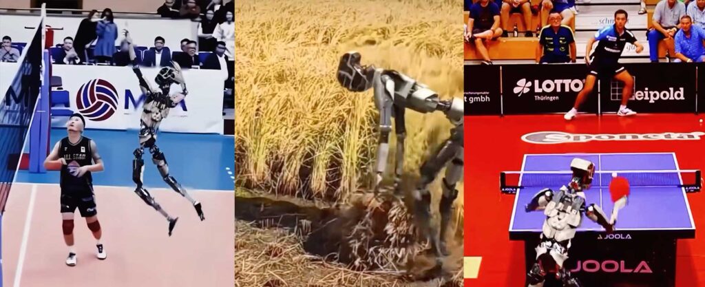 Robot in azione
