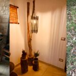 creare lampada da terra con i materiali del bosco