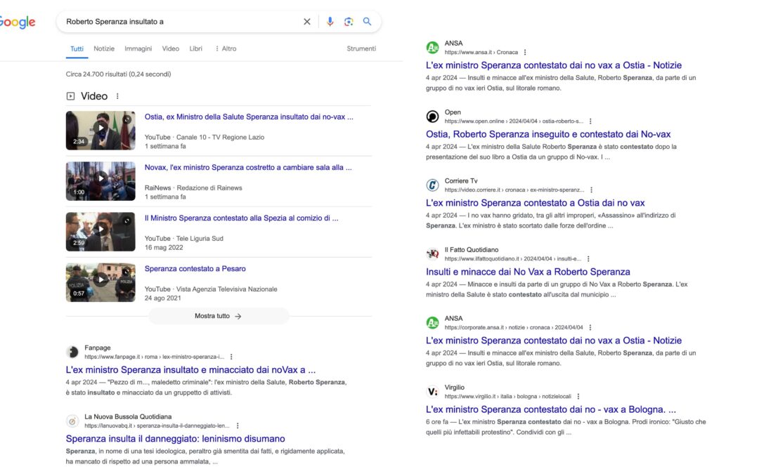 È la gente di Speranza che contesta Speranza