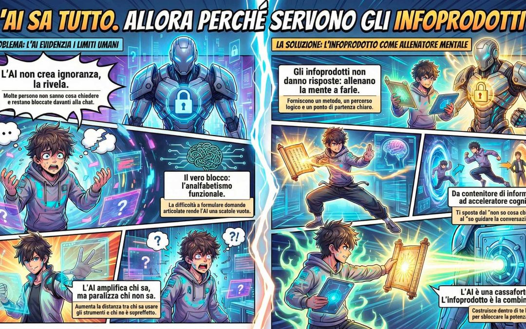 Se l’AI sa tutto, a cosa servono gli infoprodotti?