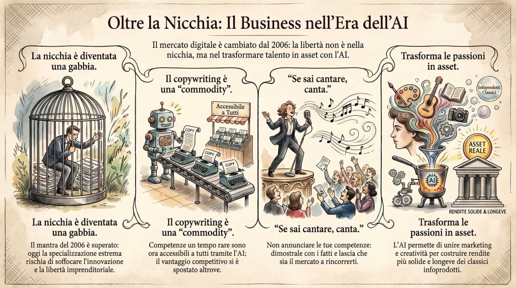 Perché Italo Cillo ti direbbe di uscire dalla nicchia e abbracciare l’AI