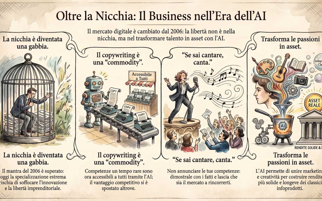 Perché Italo Cillo ti direbbe di uscire dalla nicchia e abbracciare l’AI