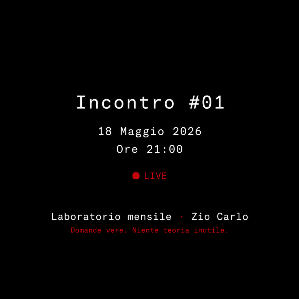 Il primo incontro: come funzioneremo insieme